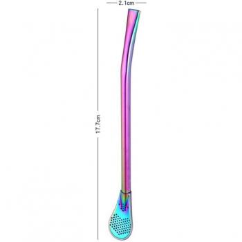 Colorful Yerba Mate Tea Straw