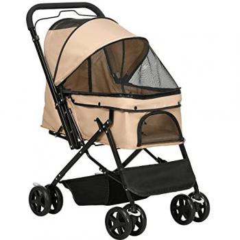 Poussette Confort PawHut pour Animaux de Compagnie