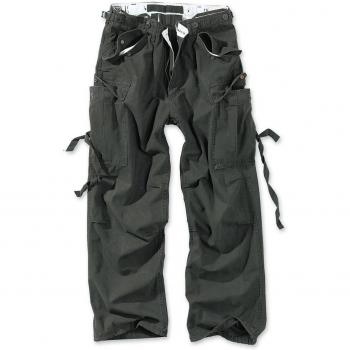 Élégance Rétro Jeans Noir M