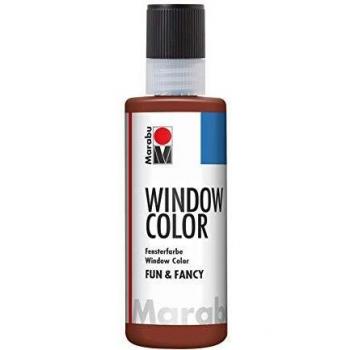 Vernice Fun & Fancy per Vetri 80 ml Marrone Medio