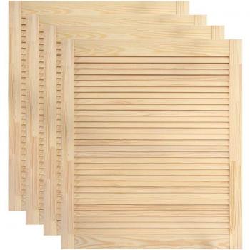 Set di 4 Ante in Legno per Scaffali