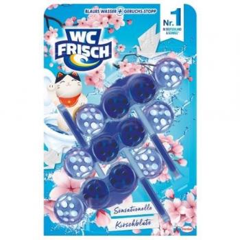 WC Frisch Dispensador de Fragancia para WC Flor de Cerezo, 3 x 50 g