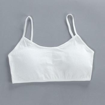 Girls' Thin Strap Cotton Bra