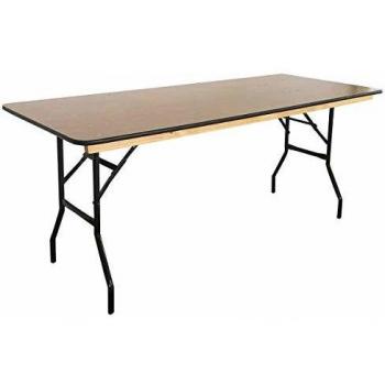 Table en bois pliante 180 cm pour 8 convives