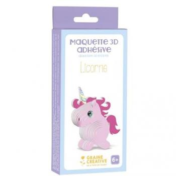 Licorne en bois 3D à monter