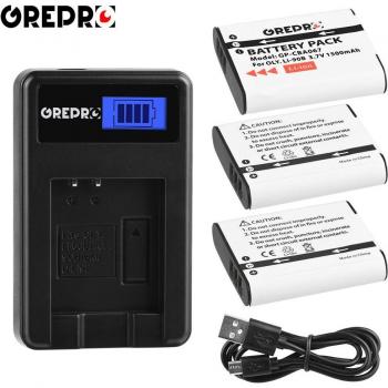 Li-90B Battery and Charger for Olympus Tough TG-6, TG-5, TG-3, TG-4