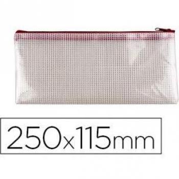 Bolsa Multiuso com Fecho Vermelho Q-Connect 250x115mm