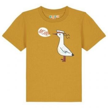 Kinder‑Trendy „Moin Seagull“ Shirt – knitterfrei & farbecht
