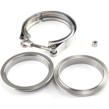 Ajuste VBand 76mm: Brida Inoxidable 304 + Hierro