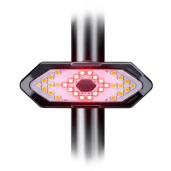 Lampe LED Dunlop Vélo – Rechargeable par USB‑C – Clignotants arrière – 5 modes