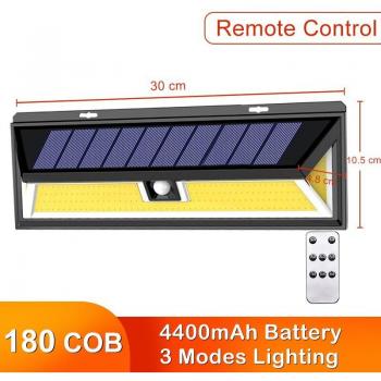 Lámpara de Pared Solar con 248 LEDs y Control Remoto