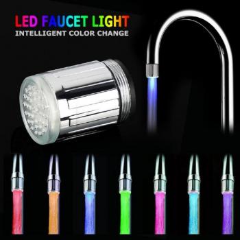 Novelty RGB LED Light Water Tap
