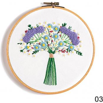 Couture Croix Fleurs Ruban