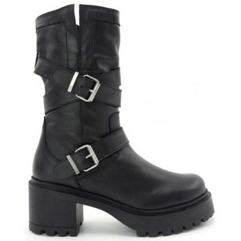 Botas de Mulher Clara Duran Motorista Cross Preta
