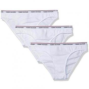 Bikini Estilo Ropa Interior Tommy Hilfiger 3P, Blanco, Talla XS