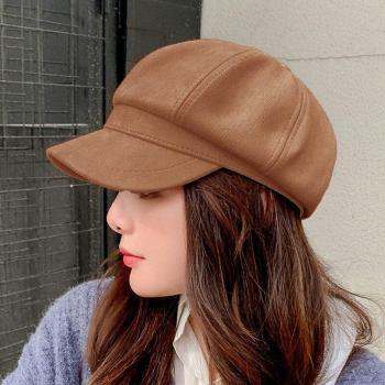 YQYXCY Casual Solid Color Newsboy Cap