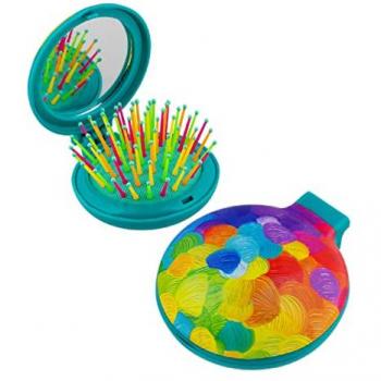 Brosse à cheveux rétro avec miroir