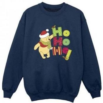 Disney Winnie de Poeh Ho Ho Ho Sweatshirt met Sjaal voor Jongens 12-13 Zwart