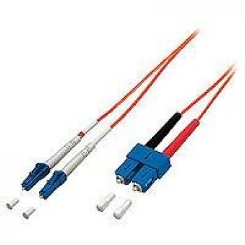 Equip 5 m LWL‑Patchkabel (LC/SC) in Orange