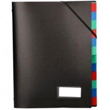 Carpeta portafirmas negra A4
