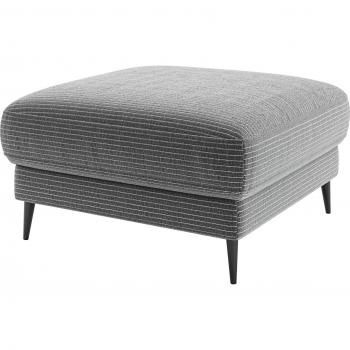 INOSIGN Polsterhocker Downtown – Chenille, grau Anthrazit, 80 × 44 × 80 cm