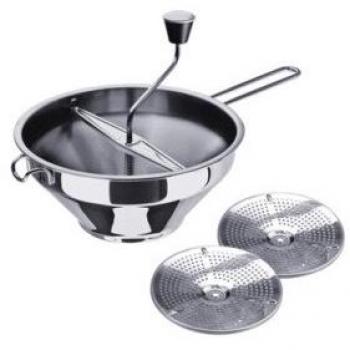 Pasapure Coc 3 Discos Mango Baquelita Inox 20 Cm Inoxibar