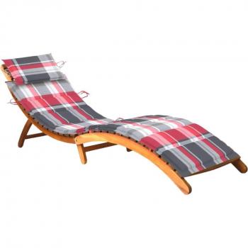 Mueble de Terraza Tumbona de Acacia