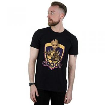 Guardians of the Galaxy Groot Badge T-Shirt, Black