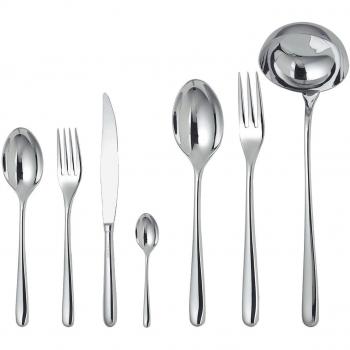 Alessi Caccia 75‑teilige Edelstahlbesteck-Set, poliert