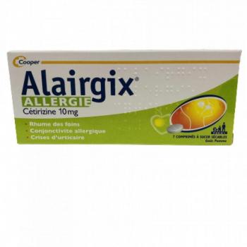 Alairgix Allergie Cétirizine 10 mg
