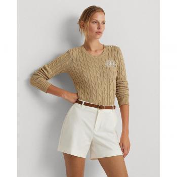Jersey de mujer de Ralph Lauren con manga larga y punto de ochos