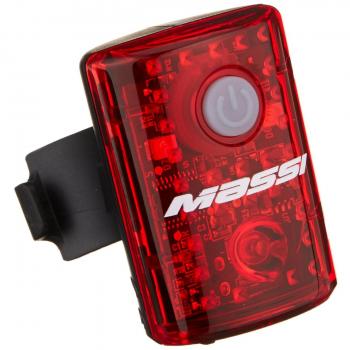 Luces Massi Athos Faro Bicicleta Rojo 8x5