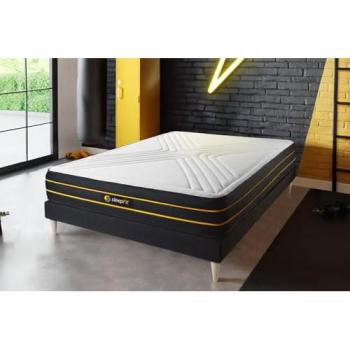 Colchón Ultra Comfort 180x210cm, Espuma viscoelástica, 26cm de grosor, 7 zonas de confort