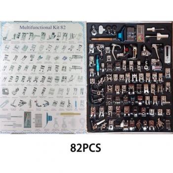 82/11pcs Sewing Machine Presser Feet Set with Organizer Box