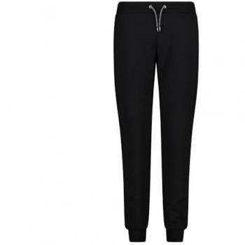 Pantaloni Lungo Donna CMP in Cotone Stretch Nero Taglia S