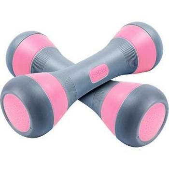 Adjustable Dumbbell Set, Neoprene 5-in-1 Weight Options, Non-Slip Grip, All-Purpose