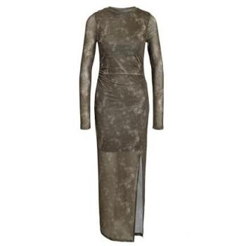 Noisy May Maxikleid mit Raffungen Modell 'JUDITH' in Graphit, Größe S