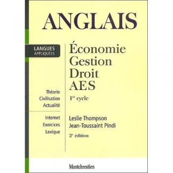 Anglais appliqué : Economie, Gestion, Droit, AES, 1er cycle