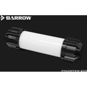 Réservoir cylindrique BARROW pour refroidissement à eau, Double Hélice T-Virus 155/205/255mm X 50mm, éclairage A-RGB et couvercle en aluminium