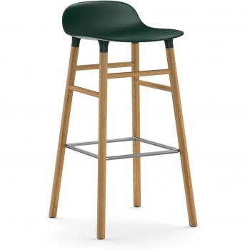 Normann Copenhagen Barhocker grün Eiche 75 cm