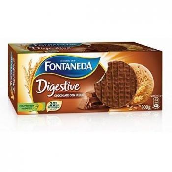Fontaneda Digestive Galletas con Chocolate con Leche 300g