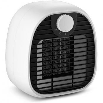 Termoventilatore Smart a Parete per Bagno, Sensore Finestra Integrato, Bianco