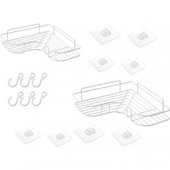 Estante esquinero para accesorios de baño