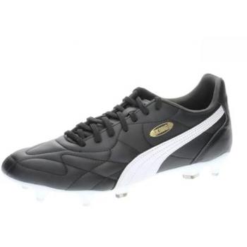 Puma King Top Soft Ground Boots Men's Black/White 12 male
