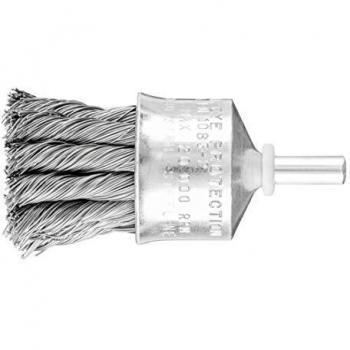 PFERD Pinselbürste mit Schaft, gezopft PBG 1919/6 INOX 28
