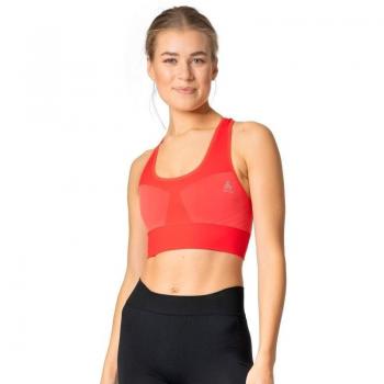 Odlo Damen Seamless Bra, Größe L, rot