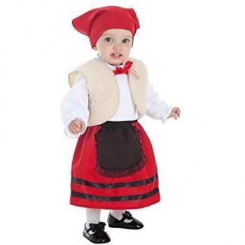 Disfraz Bebe Pastora con Chaleco talla 0-12 meses (Creaciones Llopis