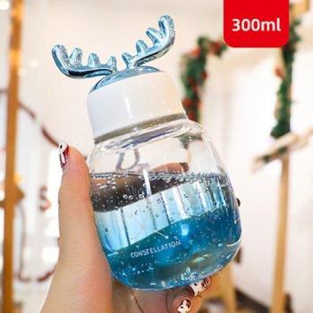 Taza de Navidad con Doble Cristal para Leche y Zumo
