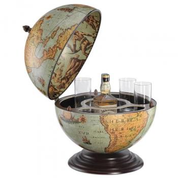 Bar globe Laguna en bois 40x40xh50cm