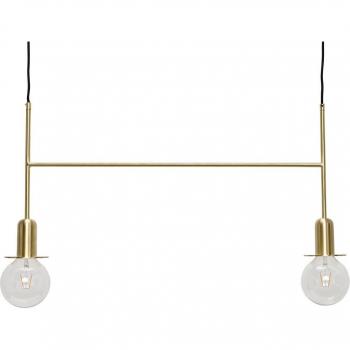 Brass Double Pendant Lamp